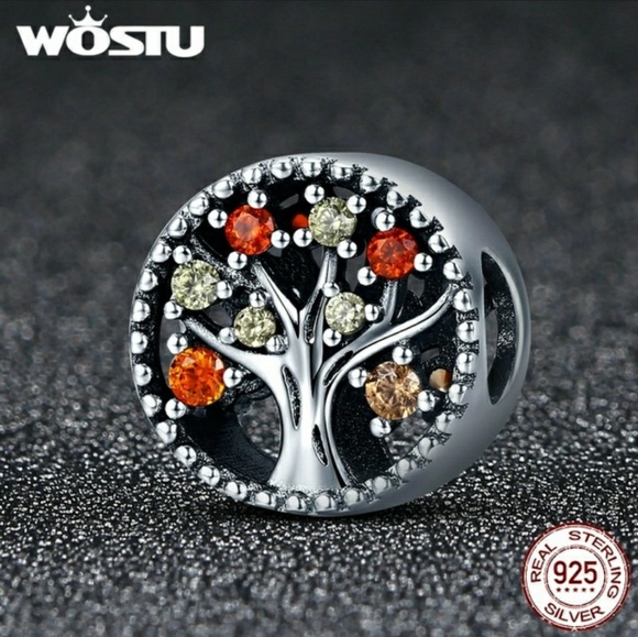 Wostu Jewelry - Tree of Life charm bead.